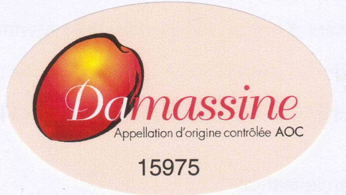 Traçabilité, Ancien logo. Damassine AOC