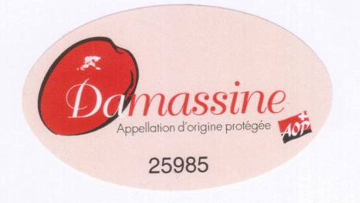 Traçabilité nouveau logo Damassine AOP  